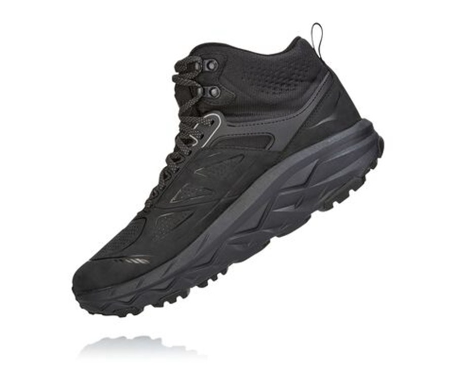 Hoka Australia One One Challenger Mid GORE-TEX - Mens Hiking Boots Black - TNFEM-7209